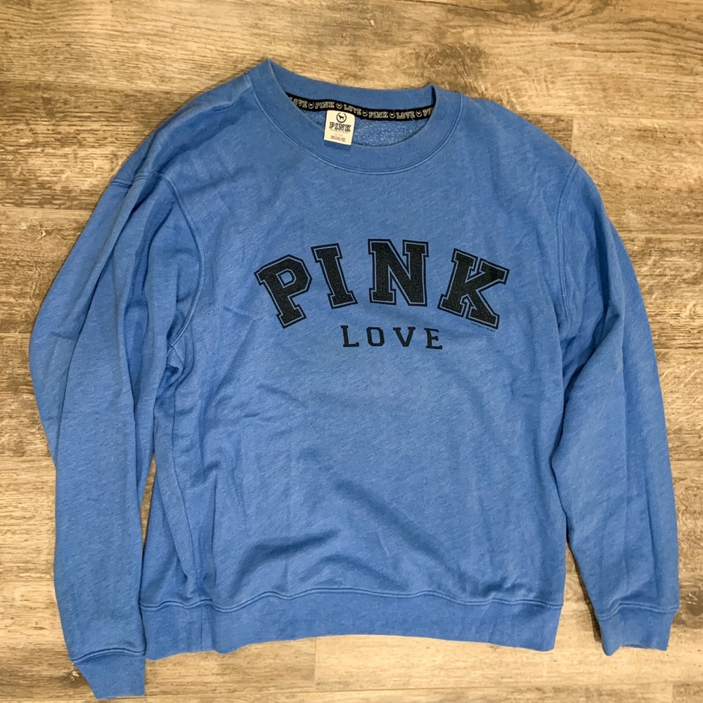 PINK VS Blue Crew Neck